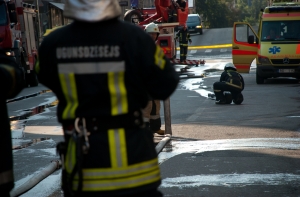 Пожар в Резекне: погиб мужчина