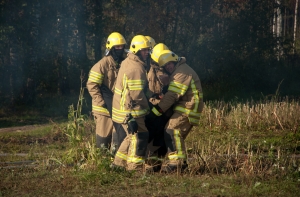 Пожар в Риге: госпитализированы двое пострадавших