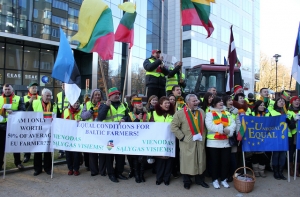 Латвийские фермеры будут протестовать в Брюсселе