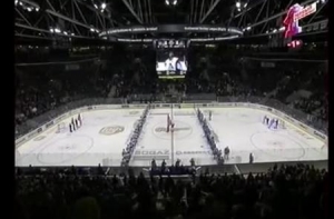 В Словакии российским хоккеистам включили советский гимн (ВИДЕО)