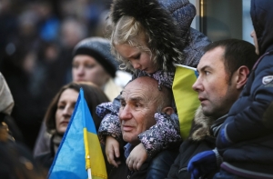 Родственники погибших украинских бойцов вышли на митинг в Киеве