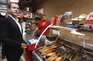 Медведев: на моем дне рождения были только российские продукты