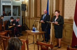 Шульц: у Латвии амбициозные цели во время председательства в ЕС (ФОТО, ВИДЕО)
