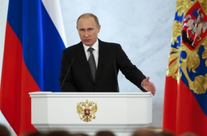 Граждане России назвали Путина человеком года