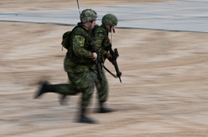 На Адажском полигоне во время занятий пострадал военнослужащий