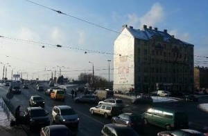 ДТП на Островном мосту: столкнулись два автомобиля (АУДИО)