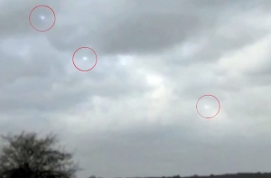 Житель Британии снял на видео НЛО (ВИДЕО)
