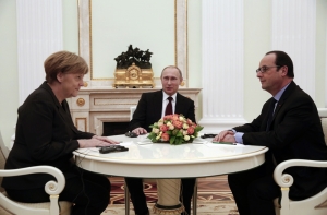 Реакция твиттера на тему встречи Путина, Меркель и Олланда (ФОТО)