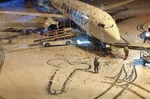 Ryanair объяснила появление пениса на взлётной полосе (ФОТО)