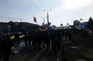 Харьков: во время шествия в память Майдана произошел взрыв