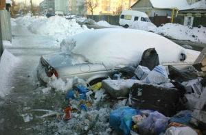 В Омске на помойке нашли Jaguar