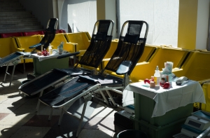 День донора на Рижском вокзале: к акции присоединился латвийский хоккеист (ВИДЕО)