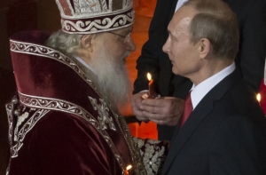 Патриарх Кирилл и Владимир Путин поздравили друг друга с Пасхой (ФОТО)