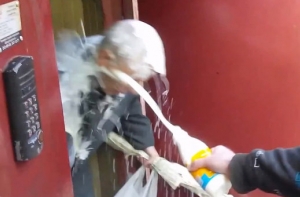 В сеть попало видео издевательства украинских «патриотов» над стариком (ВИДЕО)