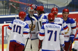 Сборная России победила словенцев в матче ЧМ по хоккею