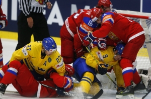 Сборная России обыграла Швецию в четвертьфинале ЧМ по хоккею (ФОТО)