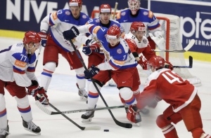 Сборная России обыграла датчан на чемпионате мира по хоккею