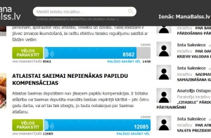 Портал сбора голосов Manabalss.lv запустил русскую версию