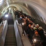 В петербургском метро случился коллапс из-за сломанного поезда