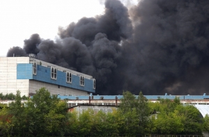 На юге Москвы горит завод ЗИЛ (ФОТО,ВИДЕО)