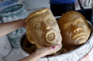 Дональд Трамп и наркобарон Коротышка стали образами для костюмов на Хэллоуин