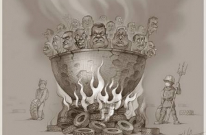Российский сенатор представила карикатуру на Charlie Hebdo (ФОТО)