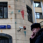 Посольство Турции в Москве закидали яйцами и камнями (ФОТО,ВИДЕО)