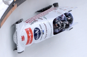 Латвийские бобслеисты заняли весь пьедестал на этапе Кубка Европы