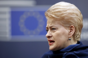 Грибаускайте обвинила Россию в попытке расколоть Европу