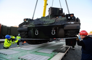В Латвию прибудет американская военная техника