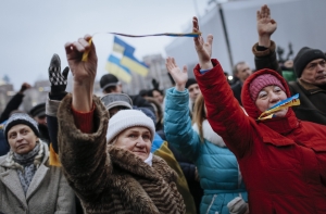 Протестующие на Майдане объявили о создании собственного правительства