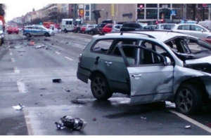 В Берлине взорвался начиненный взрывчаткой автомобиль