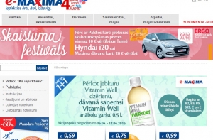 Maxima: покупки в интернете становятся все популярнее
