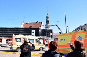 Пожар в Музее оккупации ликвидирован