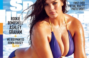 Эшли Грэм, самая красивая модель plus size, и ее фотосессия в купальниках