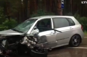 Серьезное ДТП произошло на Юрмальской объездной дороге