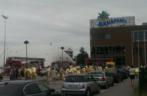 Очевидцы: из Līvu akvaparks срочно эвакуировали посетителей