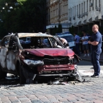 Появилось видео закладки взрывчатки под машину Шеремета