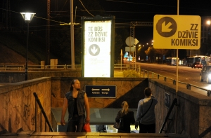 В подземном переходе в центре Риги произошла массовая драка