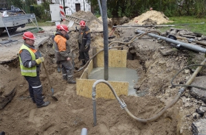 Последствия аварии водопровода: в Зиепниеккалнсе благоустроят парк