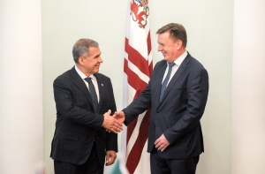 Президент Татарстана: мы приехали в Латвию дружить