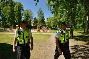 Неизвестные подожгли в Агенскалнсе детскую площадку