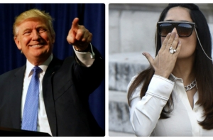 Сальма Хайек рассказала о телефонных приставаниях Трампа