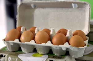 В рижских полицейских на вызове бросили яйцо