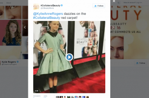 Юная голливудская звезда пришла на премьеру в платье латвийского бренда