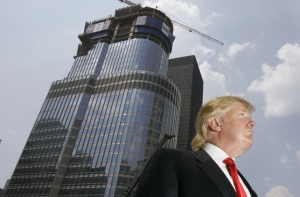 Имя Трампа на башне в Чикаго могут закрыть свиньи