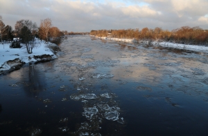 Уровень воды в латвийских реках повысился более чем на метр