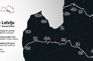 Латвийцев приглашают обежать вокруг страны за 18 дней