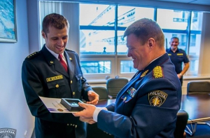 «Страна и коллеги гордятся тобой»: Бриедису вручили высшую награду полиции