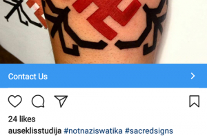 Пользователю Instagram предложили сделать тату со свастикой